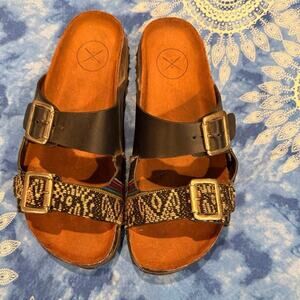 Inkkas Blackbird Buckle Sandals Womens 9.5